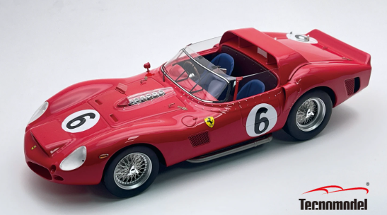 FERRARI 330 TRI VAINQUEUR LE MANS 1962 GENDEBIEN / HILL TECNOMODEL 1/18°